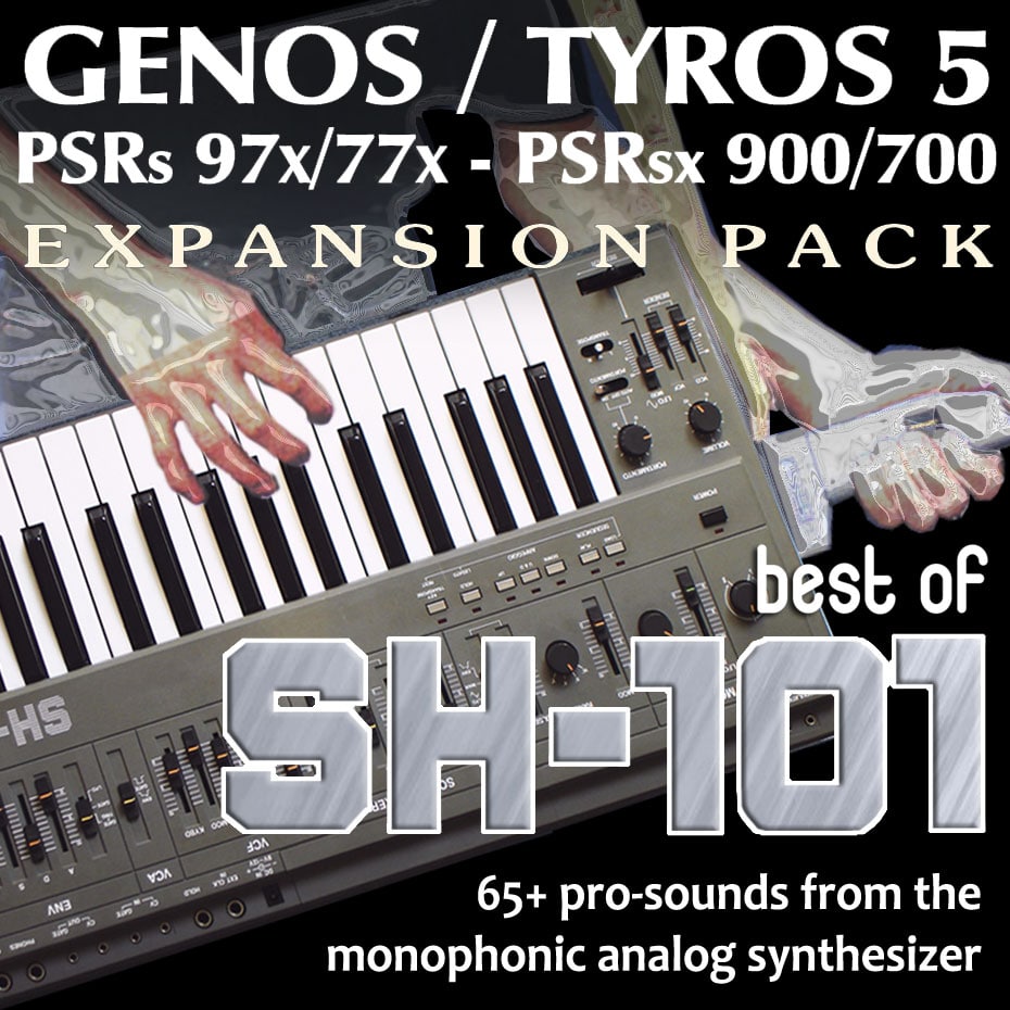 Yamaha Expansion Pack for Genos, Tyros, PSR - Roland SH 101